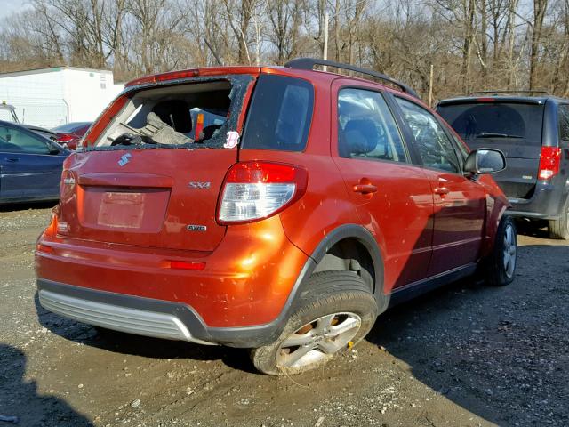 JS2YB413X85110426 - 2008 SUZUKI SX4 BASE ORANGE photo 4