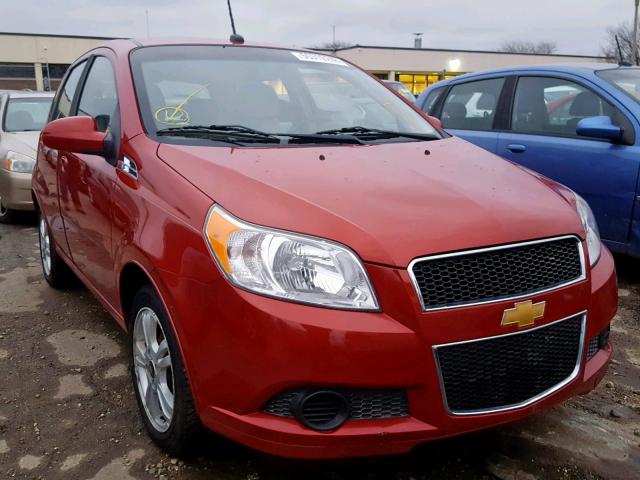 KL1TD6DEXBB200294 - 2011 CHEVROLET AVEO LS RED photo 1