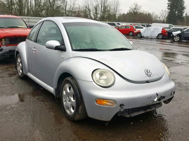 3VWCB21C32M411076 - 2002 VOLKSWAGEN NEW BEETLE Gümüş foto 1