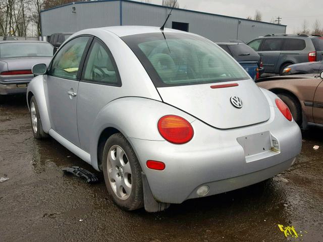 3VWCB21C32M411076 - 2002 VOLKSWAGEN NEW BEETLE Gümüş foto 3