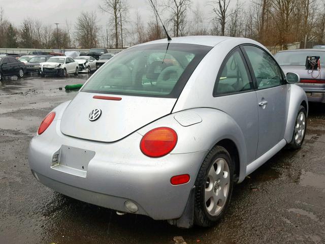3VWCB21C32M411076 - 2002 VOLKSWAGEN NEW BEETLE Gümüş foto 4
