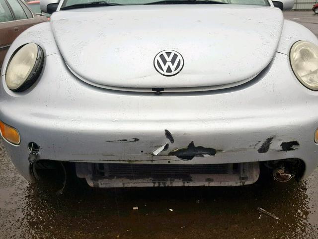 3VWCB21C32M411076 - 2002 VOLKSWAGEN NEW BEETLE Gümüş foto 9