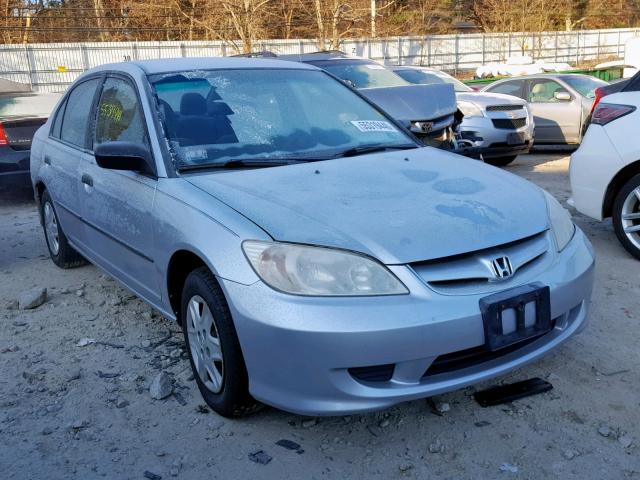 2HGES16375H607007 - 2005 HONDA CIVIC DX V SILVER photo 1