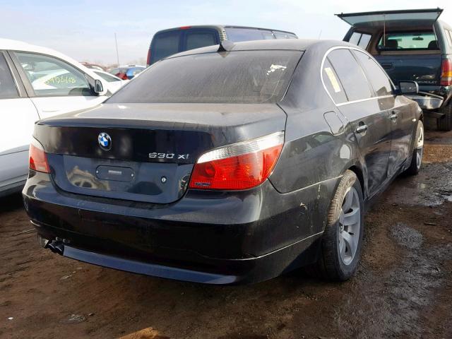 WBANF73597CU24478 - 2007 BMW 530 XI BLACK photo 4