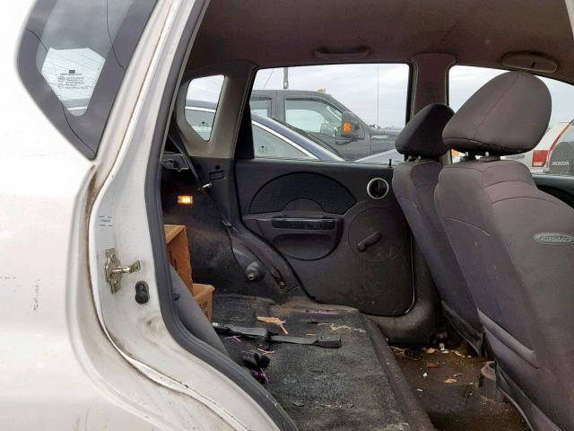 KL1TD666X8B115339 - 2008 CHEVROLET AVEO BASE 白色 照片 6