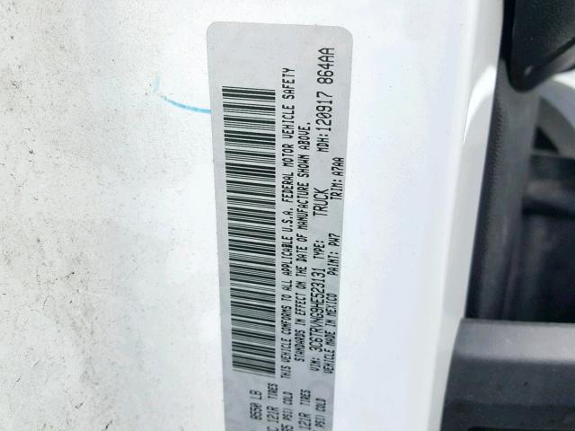 3C6TRVNG9HE523131 - 2017 RAM PROMASTER 白色 照片 10