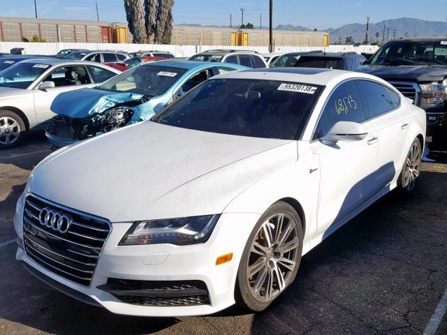 WAU2GAFC5DN145018 - 2013 AUDI A7 PRESTIG WHITE photo 2