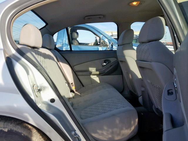 1G1ZT52815F234806 - 2005 CHEVROLET MALIBU LS SILVER photo 6