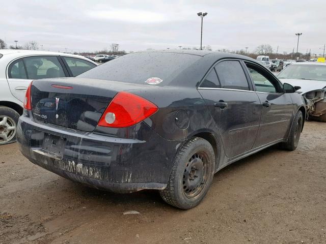 1G2ZF57B284170198 - 2008 PONTIAC G6 VALUE L BLACK photo 4