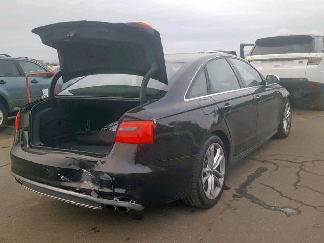 WAUF2AFC2DN046947 - 2013 AUDI S6 BLACK photo 4