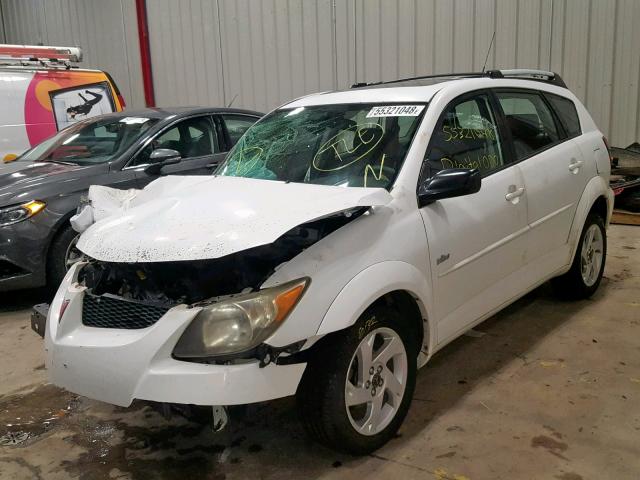 5Y2SM62843Z449877 - 2003 PONTIAC VIBE WHITE photo 2