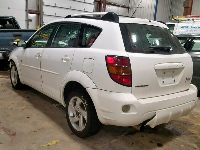 5Y2SM62843Z449877 - 2003 PONTIAC VIBE WHITE photo 3