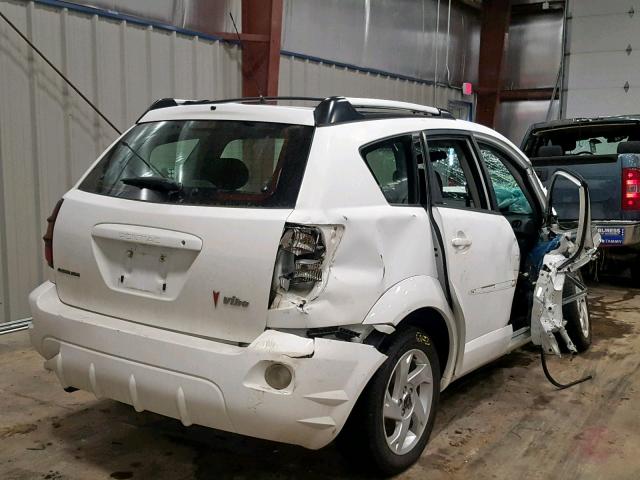 5Y2SM62843Z449877 - 2003 PONTIAC VIBE WHITE photo 4