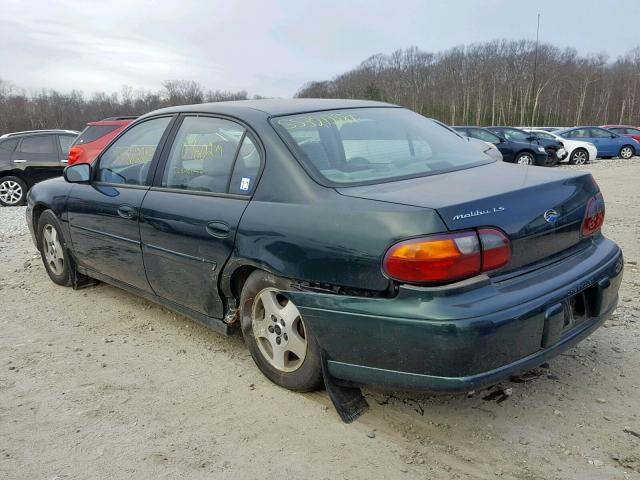 1G1NE52J43M728081 - 2003 CHEVROLET MALIBU LS 绿色 照片 3