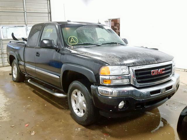 2GTEK19BX51231087 - 2005 GMC NEW SIERRA BLACK photo 1