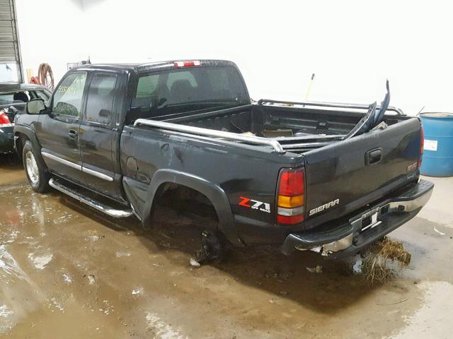 2GTEK19BX51231087 - 2005 GMC NEW SIERRA BLACK photo 3