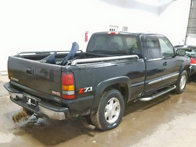 2GTEK19BX51231087 - 2005 GMC NEW SIERRA BLACK photo 4