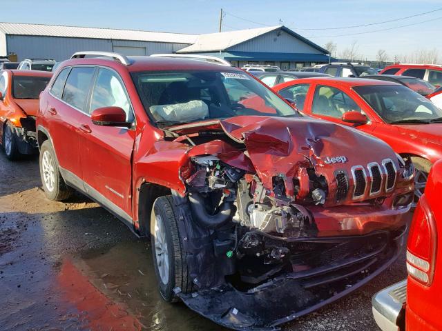 1C4PJMCS0HW599457 - 2017 JEEP CHEROKEE L RED photo 1