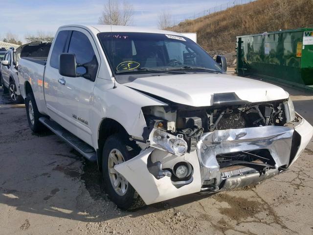 1N6BA06B76N516847 - 2006 NISSAN TITAN XE WHITE photo 1