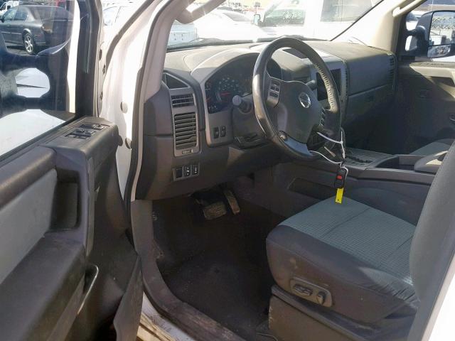 1N6BA06B76N516847 - 2006 NISSAN TITAN XE WHITE photo 9