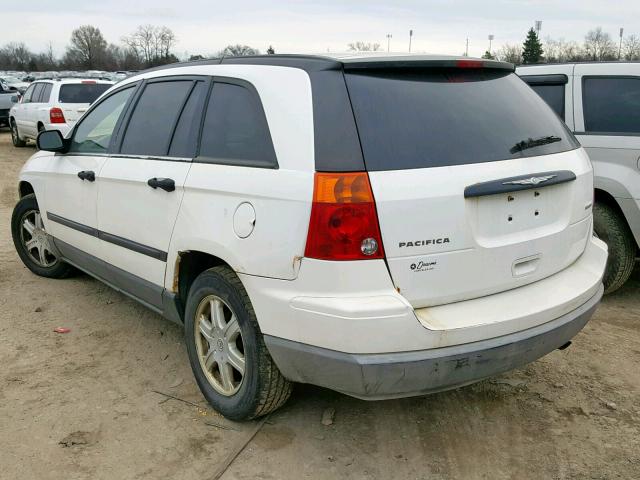 2C8GF48485R396640 - 2005 CHRYSLER PACIFICA WHITE photo 3