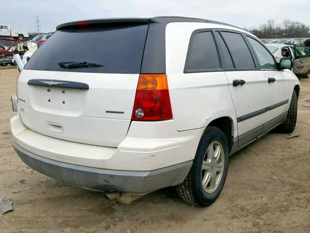 2C8GF48485R396640 - 2005 CHRYSLER PACIFICA WHITE photo 4