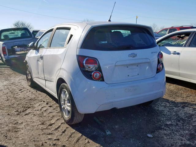 1G1JA6SH4C4164056 - 2012 CHEVROLET SONIC LS WHITE photo 3