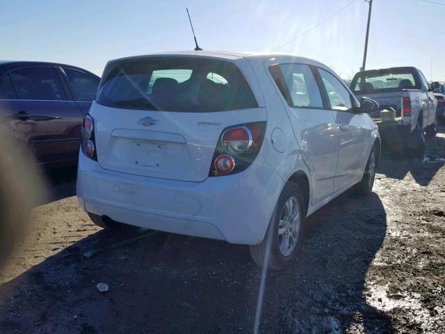 1G1JA6SH4C4164056 - 2012 CHEVROLET SONIC LS WHITE photo 4