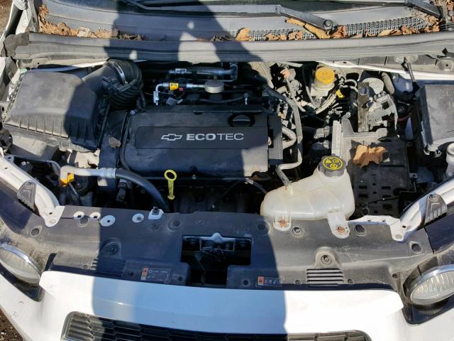 1G1JA6SH4C4164056 - 2012 CHEVROLET SONIC LS WHITE photo 7