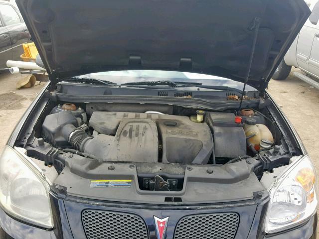 1G2AL15F377255455 - 2007 PONTIAC G5 BLACK photo 7