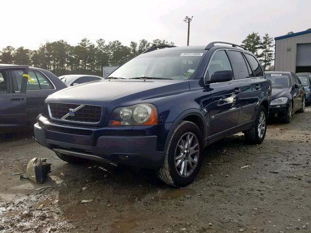 YV1CZ59H041124482 - 2004 VOLVO XC90 BLUE photo 2