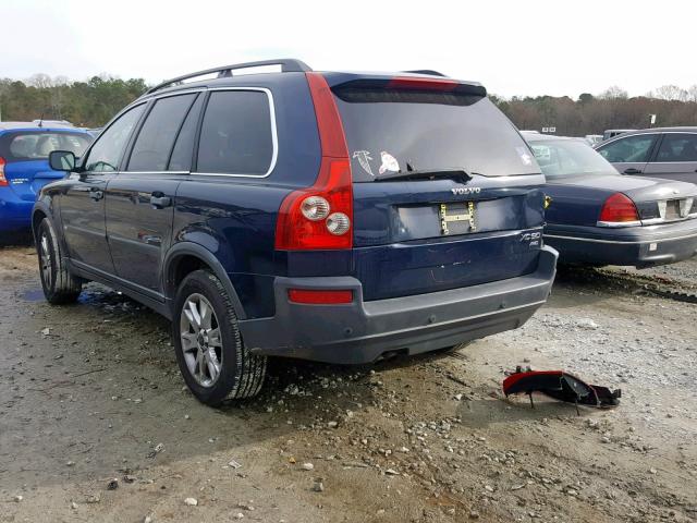 YV1CZ59H041124482 - 2004 VOLVO XC90 BLUE photo 3