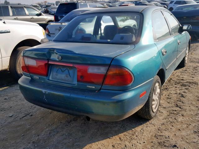 JM1BC1413V0142424 - 1997 MAZDA PROTEGE DX GREEN photo 4