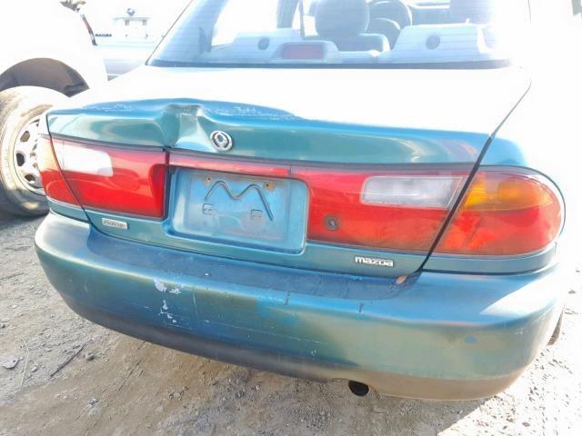 JM1BC1413V0142424 - 1997 MAZDA PROTEGE DX GREEN photo 9