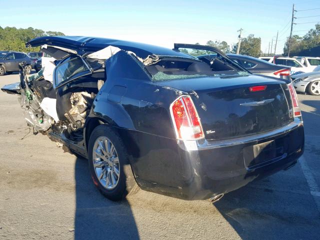 2C3CCAEG5EH378743 - 2014 CHRYSLER 300C BLACK photo 3