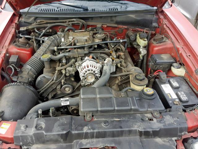 1FAFP45X8YF108612 - 2000 FORD MUSTANG GT RED photo 7