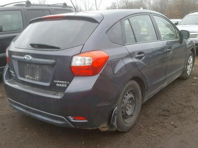 JF1GPAA62DG813653 - 2013 SUBARU IMPREZA BA GRAY photo 4