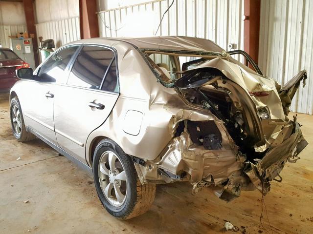 1HGCM561X6A074464 - 2006 HONDA ACCORD VAL GOLD photo 3