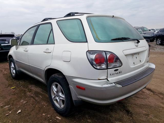 JTJHF10U830312899 - 2003 LEXUS RX 300 WHITE photo 3