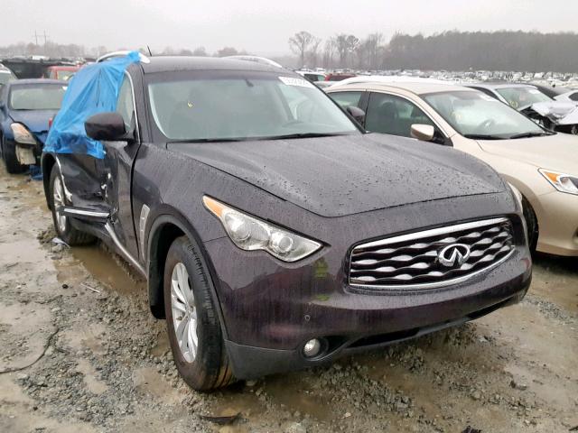 JNRAS18W59M155663 - 2009 INFINITI FX35 BLACK photo 1