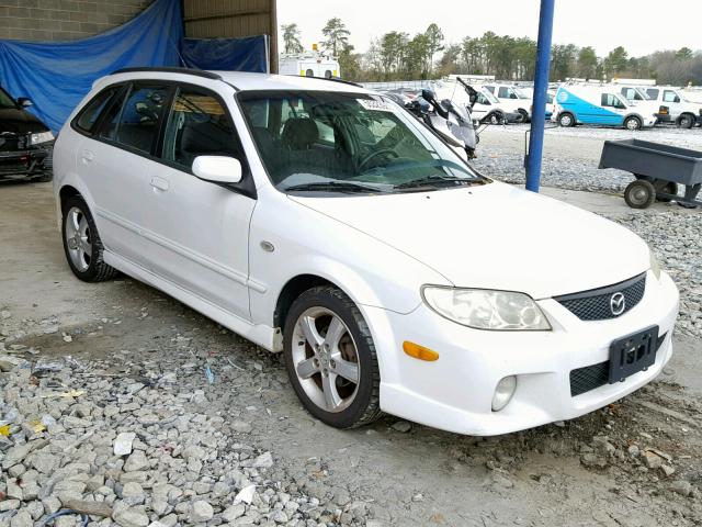 JM1BJ245831124877 - 2003 MAZDA PROTEGE PR WHITE photo 1