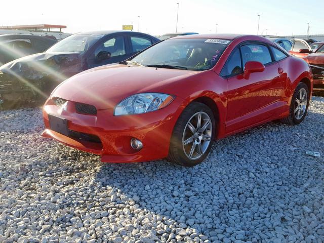 4A3AK44T36E035277 - 2006 MITSUBISHI ECLIPSE SE RED photo 2