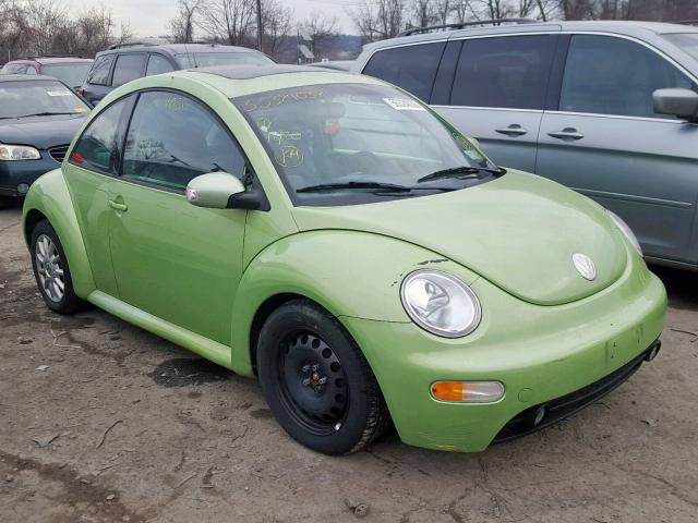 3VWCK31C45M412456 - 2005 VOLKSWAGEN NEW BEETLE GREEN photo 1