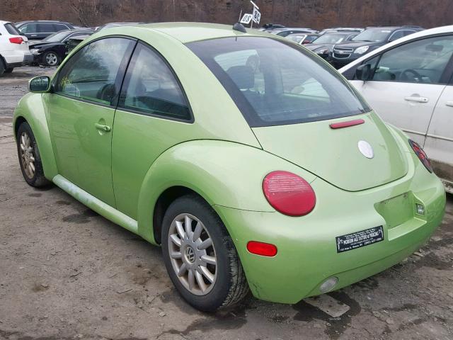 3VWCK31C45M412456 - 2005 VOLKSWAGEN NEW BEETLE GREEN photo 3