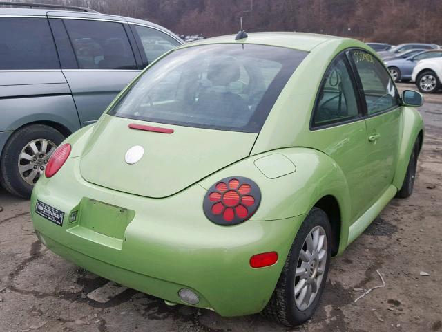 3VWCK31C45M412456 - 2005 VOLKSWAGEN NEW BEETLE GREEN photo 4