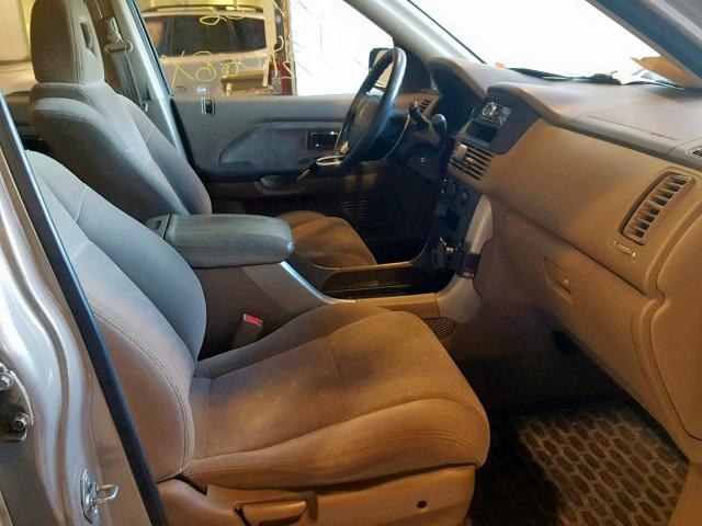 2HKYF18153H526376 - 2003 HONDA PILOT LX TAN photo 5