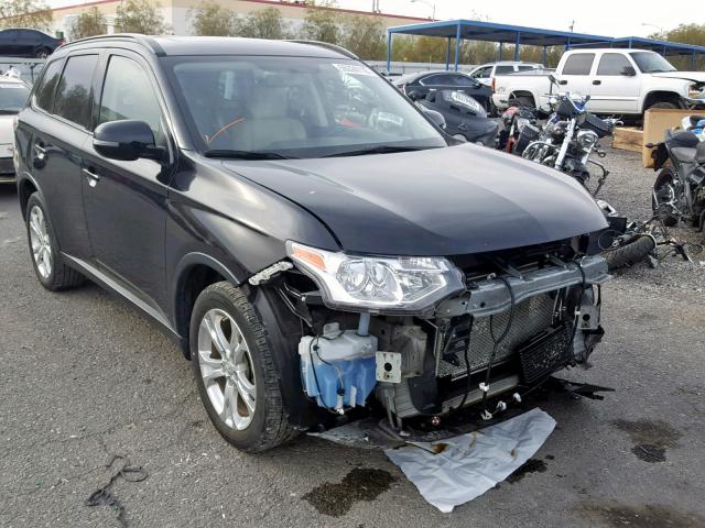 JA4AZ3A39FZ006186 - 2015 MITSUBISHI OUTLANDER BLACK photo 1