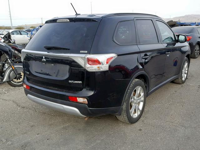 JA4AZ3A39FZ006186 - 2015 MITSUBISHI OUTLANDER BLACK photo 4