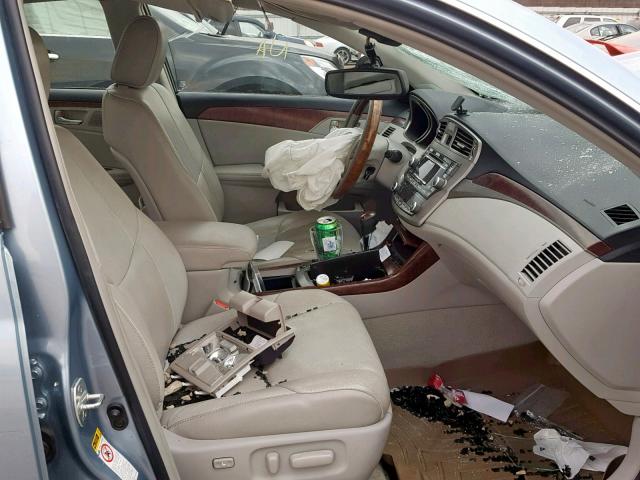 4T1BK3DB5BU432283 - 2011 TOYOTA AVALON BAS BLUE photo 5