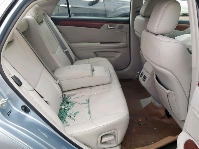 4T1BK3DB5BU432283 - 2011 TOYOTA AVALON BAS BLUE photo 6